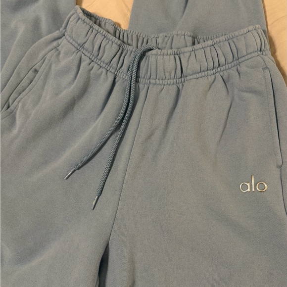 ALO Yoga Celestial Blue Sweatpants - Picture 4 of 6